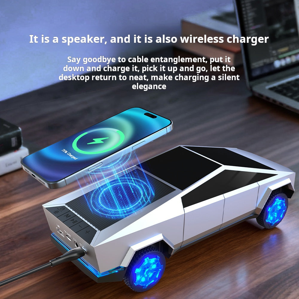 Tesla Model Wireless Charging Speaker