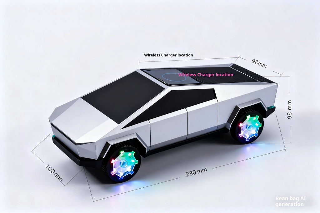 Tesla Model Wireless Charging Speaker