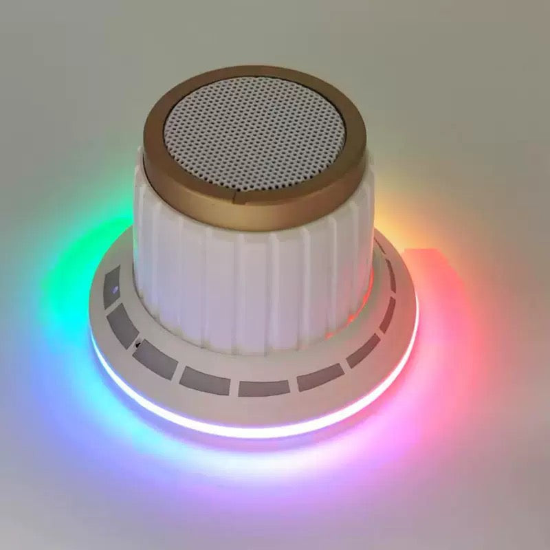 New Magnetic Detachable Knob High-Fidelity Bluetooth Speaker with Colorful Lights, Wireless Mini Portable Audio System