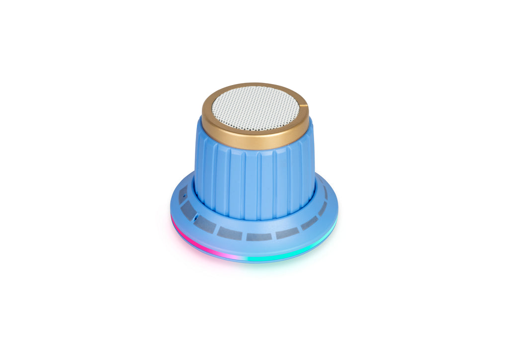 New Magnetic Detachable Knob High-Fidelity Bluetooth Speaker with Colorful Lights, Wireless Mini Portable Audio System