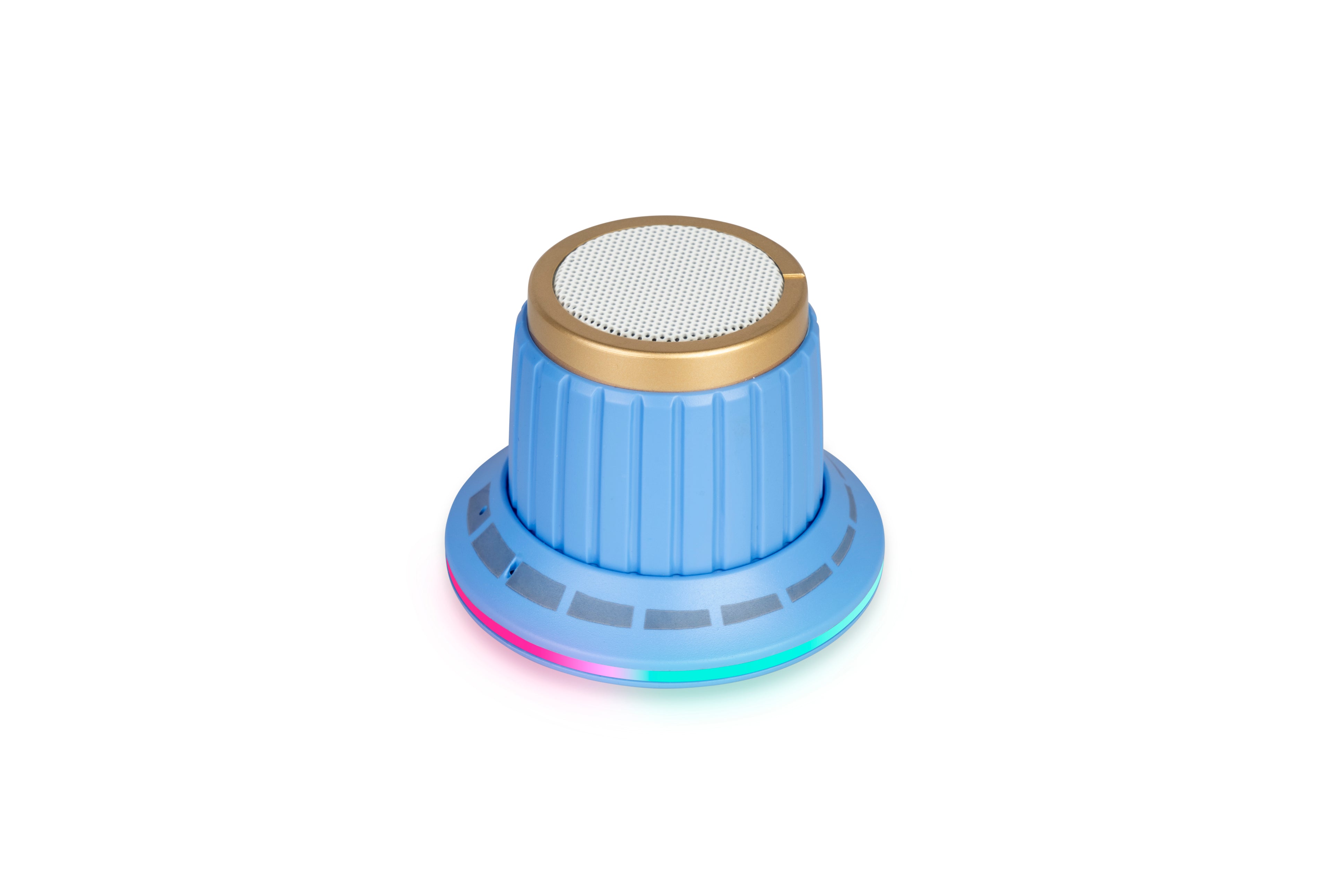 New Magnetic Detachable Knob High-Fidelity Bluetooth Speaker with Colorful Lights, Wireless Mini Portable Audio System
